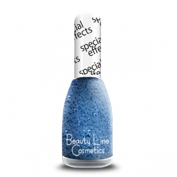 Nagellack BEAUTY LINE No 680 SPECIAL EFFECT Durchsichtig mit 2 farbigem Glitzer und Fäden