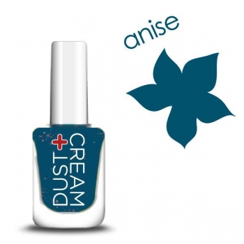 Nagellack  Dust + Cream No 961duftend ANISE Blau pearl sugar velvet