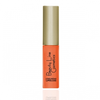 LIP-GLOSS BEAUTY LINE No402 LONG LASTING Orange NEW