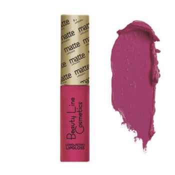 LIP-GLOSS BEAUTY LINE No502 "MATTE"  LONG LASTING Lila dunkel EURIDICE'S GHOST
