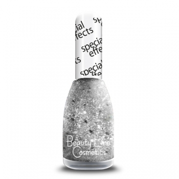 Nagellack BEAUTY LINE No 746 SPECIAL EFFECT Glitzer Silber