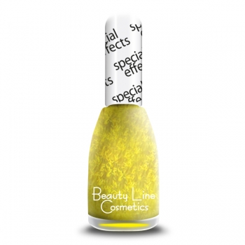 Nagellack BEAUTY LINE No 748  SPECIAL EFFECT Gelb mit Fäden RAYS OF SUN